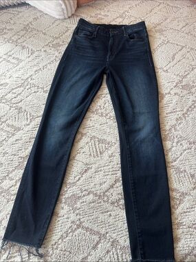 MOTHER The Hustler Ankle Fray High Rise Cast Call Jeans 26